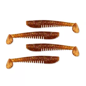   Nevis Impulse Shad 10cm 6,92gr 4kom/pakiranju Smeđe šljokice Plastična varalica