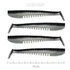 Nevis Impulse Shad 10cm 6,92gr 4kom/pak Crno-srebrna Plastična varalica