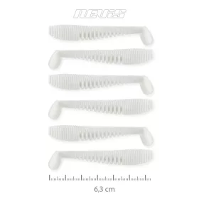   Nevis Impulse Shad 6,3cm 1,77gr 6kom/pak Bijela Plastična varalica