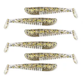   Nevis Impulse Shad 6,3cm 1,77gr 6kom/pak Zlatna šljokice Plastična varalica