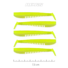   Nevis Impulse Shad 7,5cm 3,05gr 5kom/pak Fluo Zelena Plastična varalica