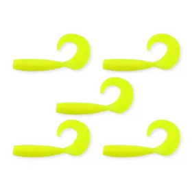   Nevis Twister 7,5cm 4,17gr 5kom/pak Žuta Plastična varalica