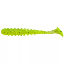   Nevis Vantage Longer 8,75cm 3,77gr 5kom/pak Fluo Zelene šljokice Plastični mamac