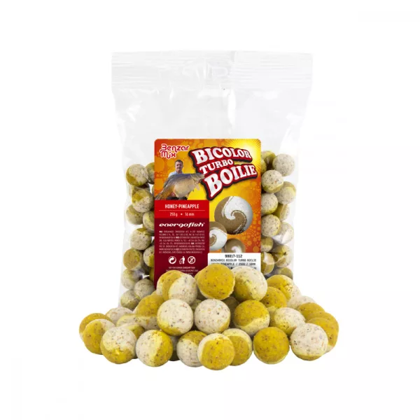 Benzar Turbo Bicolor Boilie Med-Ananas 250G 16Mm