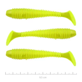   Nevis Vantage Swinger 9,5cm 7,18gr 3kom/pak Fluo Zelena Plastični mamac
