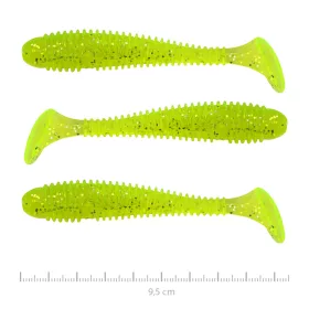   Nevis Vantage Swinger 9,5cm 7,18gr 3kom/pak Fluo Zelena Šljokica I. Plastični mamac
