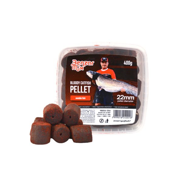 Benzár Mix Catfish 22mm Zombie Fish Pelet 400gr
