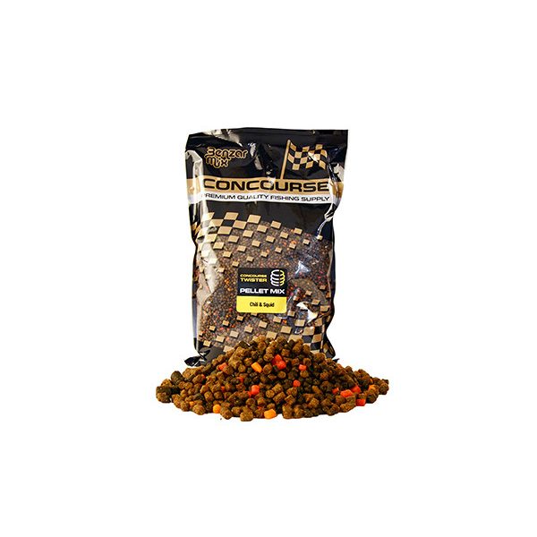 Benzár Concourse Twister Pellet Mix Chili-Squid Čili-Lignje Hranjivi pelet 800gr