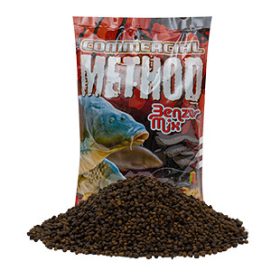   BENZÁR MIX COMMERCIAL PELLET MIX CRNO-SMEĐA 800 GR - S ribljim brašnom