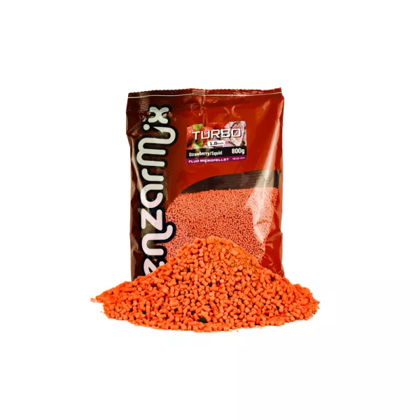 Benzár Mix Fluo Turbo Pelete Jagoda-sipa 1,5mm 800g