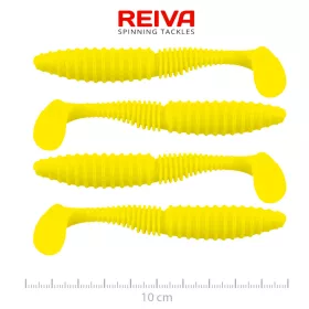   Reiva Zander Power Shad 10cm 7,05gr 4kom/pak (Limun žuta) Plastični mamac