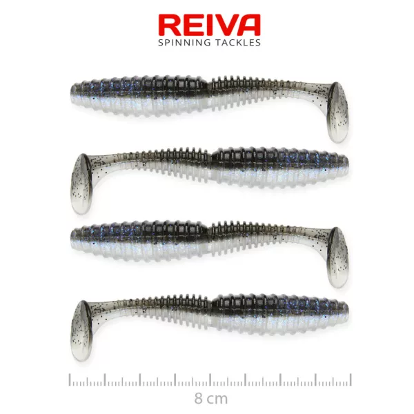 Reiva Smuđ Power Shad Magic Fish 8cm Plastični mamac 4db