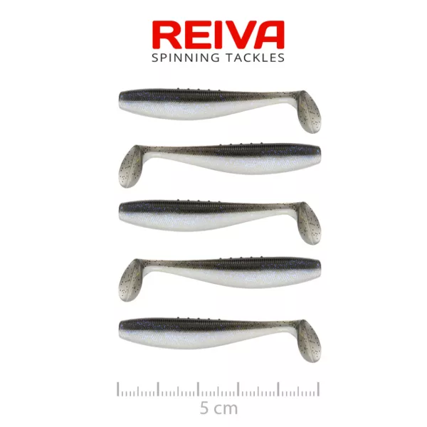 Reiva Flat Minnow Shad Magic Fish 5cm 1,3gr Plasztik Csali 5db