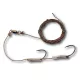 Climax Cult Catfish Rig Worm/Gudgeon 180cm 80kg 5/0 5/0 Harcsázó Szerelék