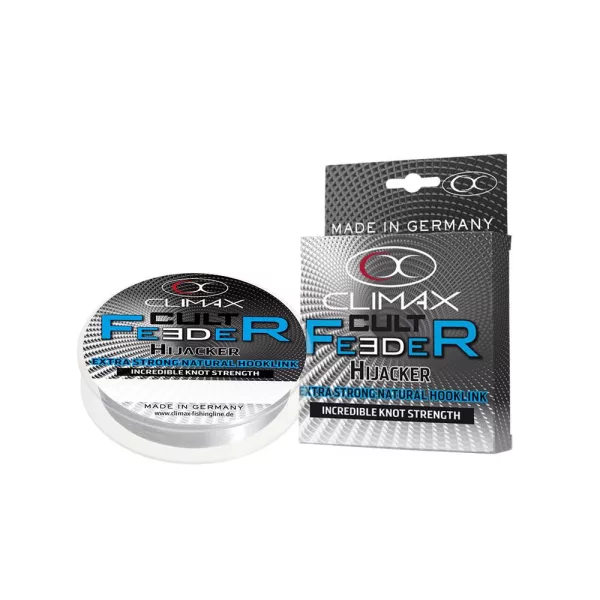 Climax Cult Feeder Hijacker Natural Hooklink 25m 0,16mm Monofil Előkezsinór