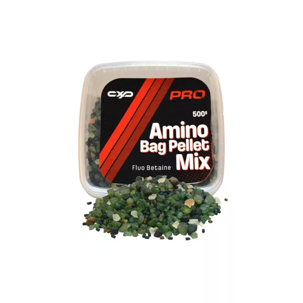 Carp Expert Pro Amino Bag Fluo Zöld Betaine Pellet Mix 500gr