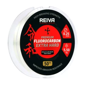   Reiva Reiva Fluorokarbon 50m 0.25mm Monofilamentni predvez - Proziran