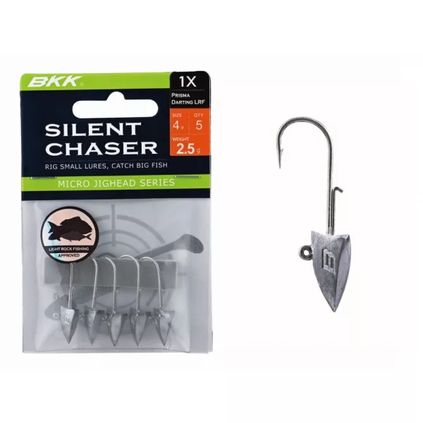BKK Silent Chaser Microjig - Prisma Darting LRF 4#, 1.8g, 5 kom/pakiranje Jig glava