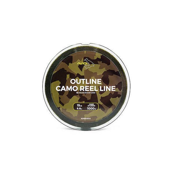 Avid Outline Camo Reel Line 15Lb 1000M Monofilna glavna struna