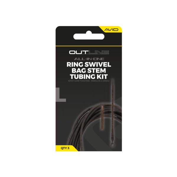 Avid Outline Bag Stem Tungsten Tubing Kit - Ring Swivel 3 kom