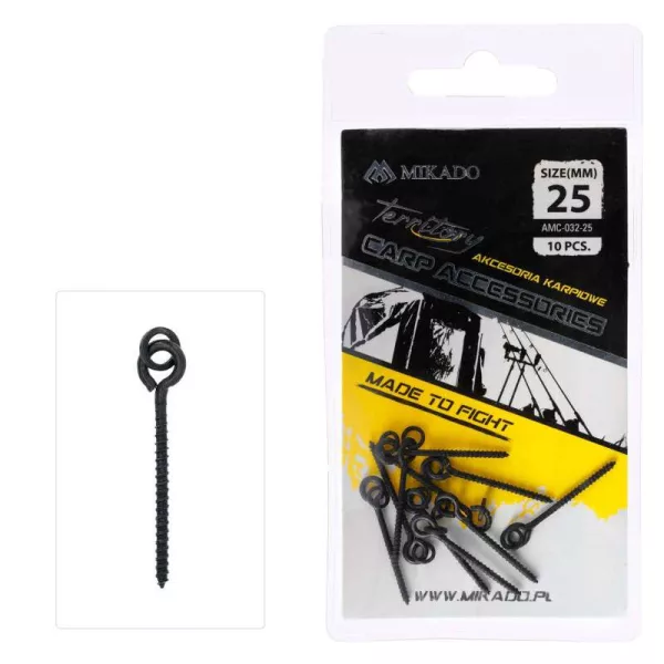 Mikado 25mm Vijak za mamac s prstenom 10 kom