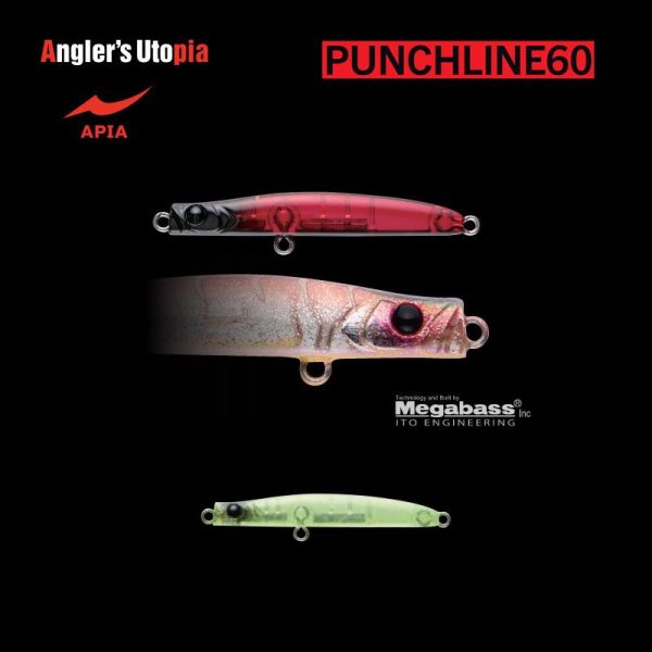 Apia Punch Line 60 5gr 60mm 12 Clear Chart glitter Vobler