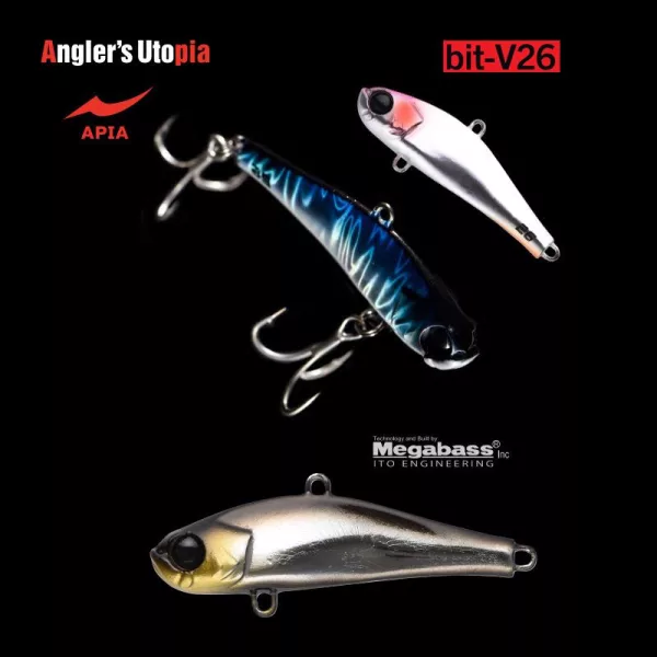 Apia Bit-V26 55mm 26gr 19 Black Silver Vobler