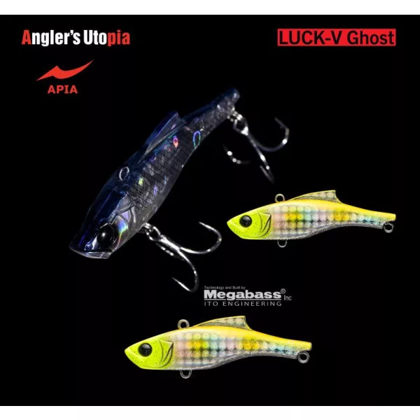 Apia Luck-V Ghost 65mm 15gr 101 CH Gold Candy Vobler