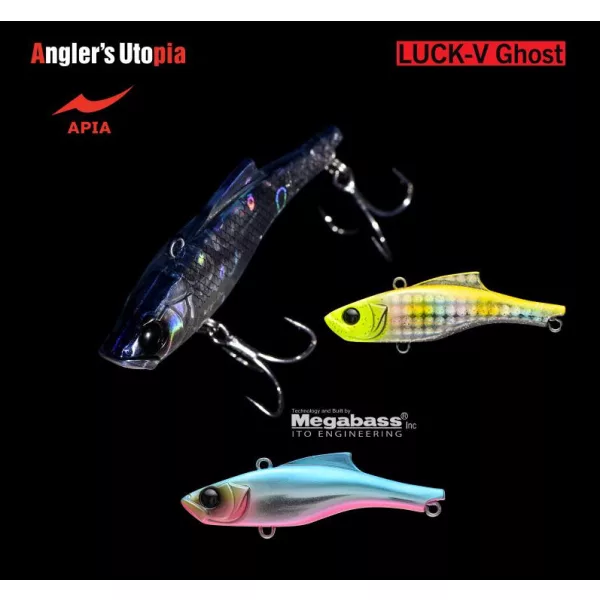 Apia Luck-V Ghost 65mm 15gr 102 BP Plating Vobler