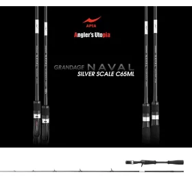   Apia Grandage Naval Silver Scale C65ML Cast 1,96m 7-25gr 2-dijelni Štap za varaličarenje