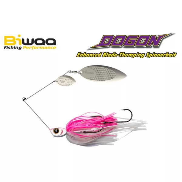 Biwaa Dogon Spinnerbait 3/4oz 21gr 06 Pink Ice-Silver Blades Spinnerbait 1db