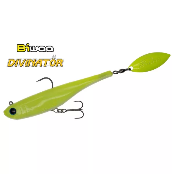 Biwaa Divinator Medium 18cm 35gr 103 UV Green Spinnertail 1db