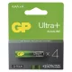 GP Alkalna baterija Ultra Plus AAA 1,5V 4 kom/blister