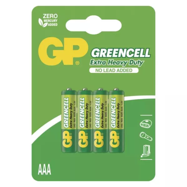 GP Greencell baterija AAA 4kom/blister