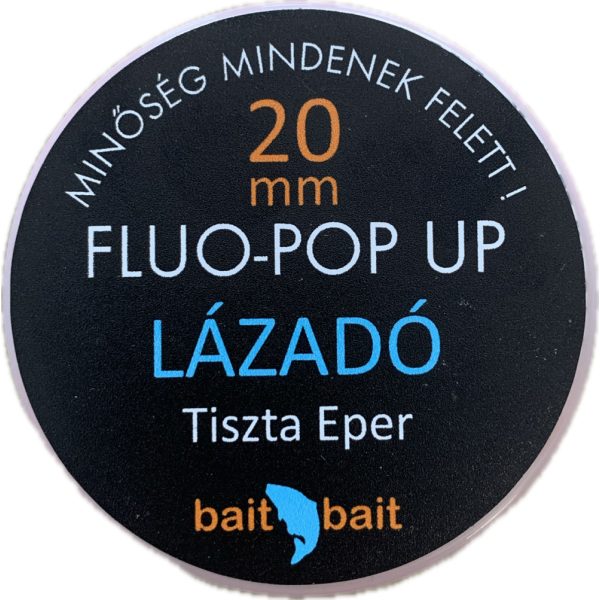 BaitBait Buntovnik Fluo Pop Up Bojla 20mm 50gr