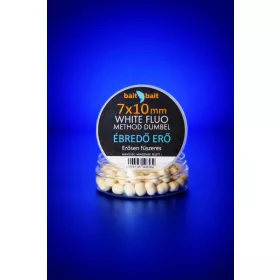   BaitBait Ébredő Erő 7x10mm Flou Method Dumbel White Wafter 20gr