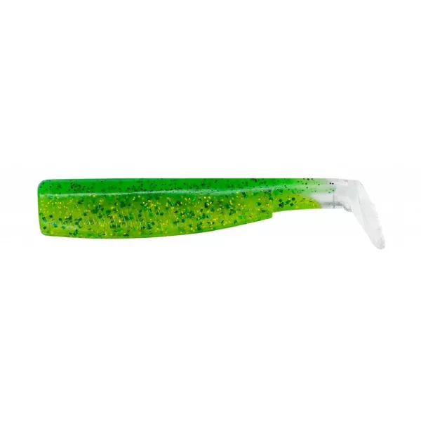 FIIISH 3 kom 120mm Black Minnow tijelo - Chartreuse boja Plastični mamac