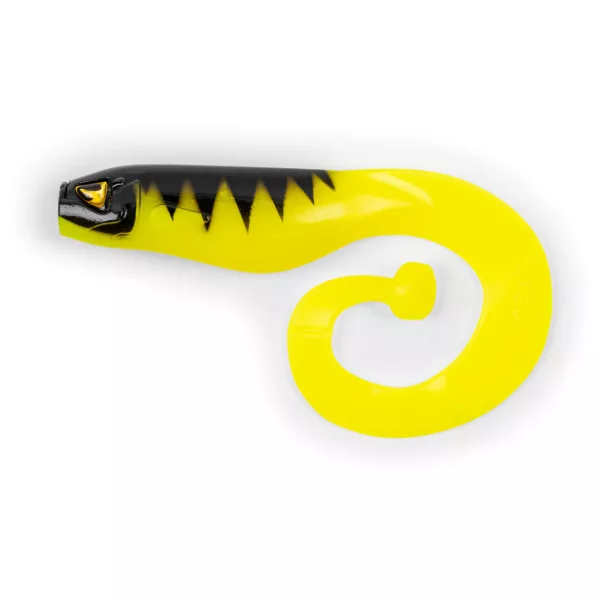 Black Cat Mega Curl Tail Shock Perch 22cm 29gr Plastični mamac