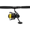 Black Cat Hard Core Combo Vertical Rod 1,80m 240gr 1-dijelni Štap za lov soma Black Passion FD 50 S rolom i strunom