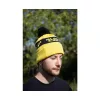 Black Cat Yellow Bobble Hat Kapa s cofom