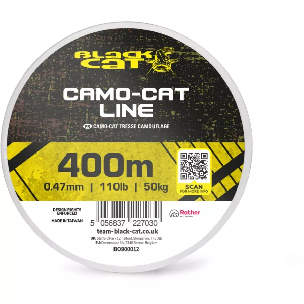 Black Cat Camo-Cat Line 0,47mm 400m Fonott Főzsinór
