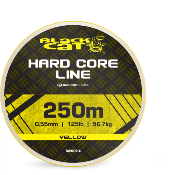 Black Cat BC Hard Core Line Sárga 0,55mm 250m Fonott Főzsinór