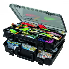  Sakura SK-9370 kutija za pribor / kutija za varalice / 38 x 27 x 12 / crna i boja dima