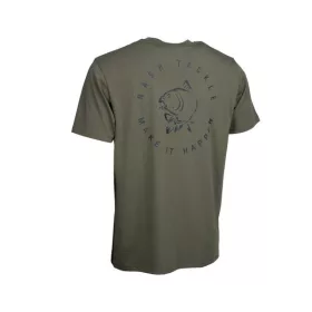 Nash Make It Happen Carp Logo T Shirt Zelena Majica 2XL