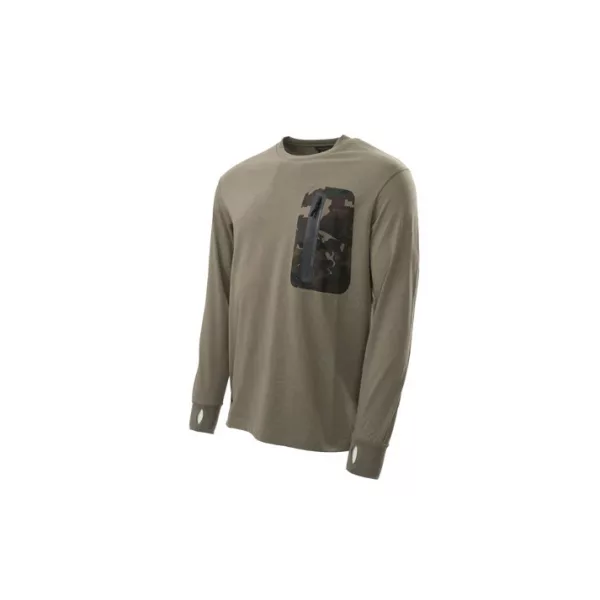 Nash Zero Tolerance ZT HD Long Sleeve Zöld Hosszú Ujjú Póló S