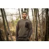 Nash Zero Tolerance ZT HD Long Sleeve Zöld Hosszú Ujjú Póló S