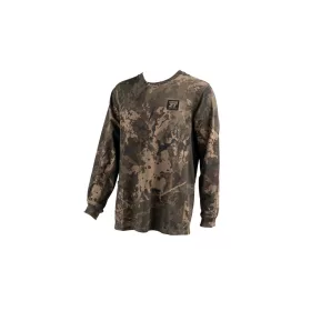   Nash ZT Lite Luxe Long Sleeve T Shirt Camo Hosszú Ujjú Póló L