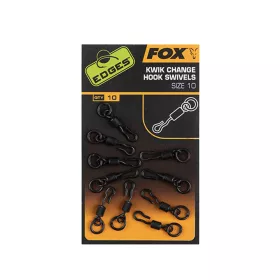 Fox Edges Kwik Change Hook Swivels Vrtilica 10x10