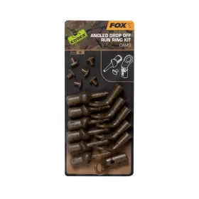 Fox EDGES™ Camo Angled Drop Off Run Ring Kit Klip za olovo
