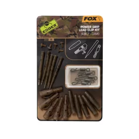   Fox EDGES™ Camo Power Grip Lead Clip Kit Veličina 7 Veličina 7 x5 Brza kopča